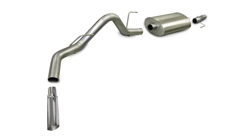 Ford F-150 Performance Exhaust - Single Side Exit - CORSA Performance - Sport Cat-Back - Polished - `05-`08 Ford F-150 Performance Exhaust - Single Side Exit - CORSA Performance - Sport Cat-Back - Polished - `05-`08